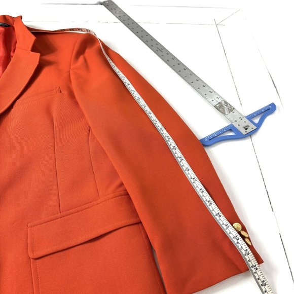 Vintage Orange sport coat Blazer Suit Jacket Hardwick Clothes Vintage - Picture 13 of 14